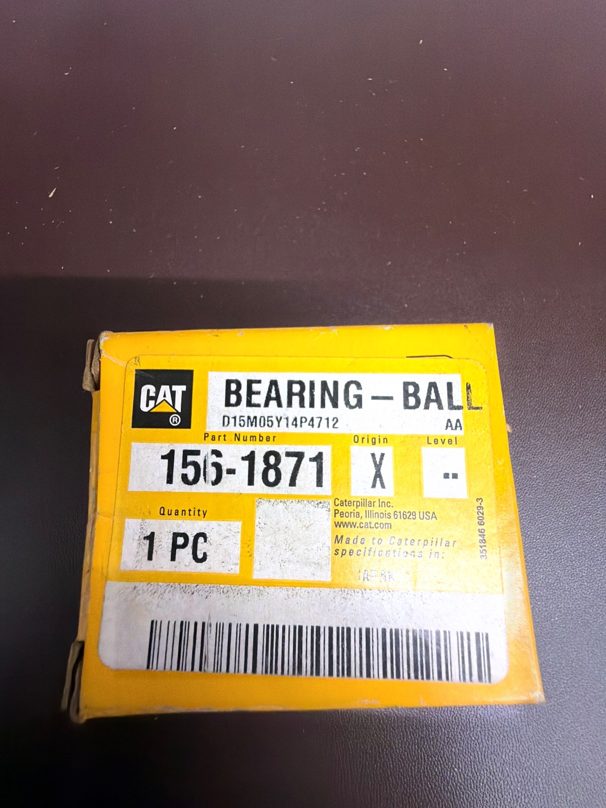 156-1871 BEARING - BALL