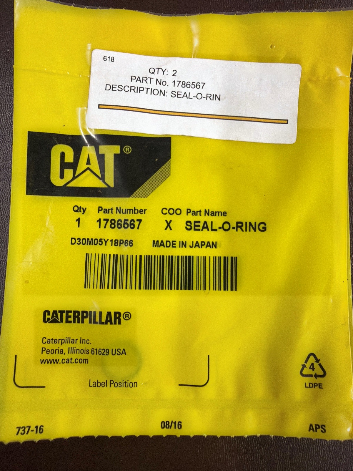 1786567 SEAL-O-RING