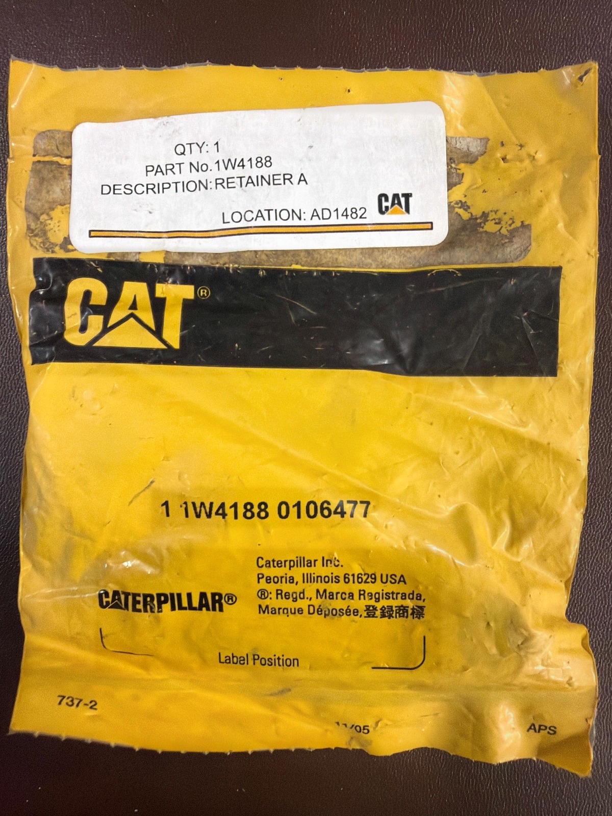 1W4188 RETAINER A