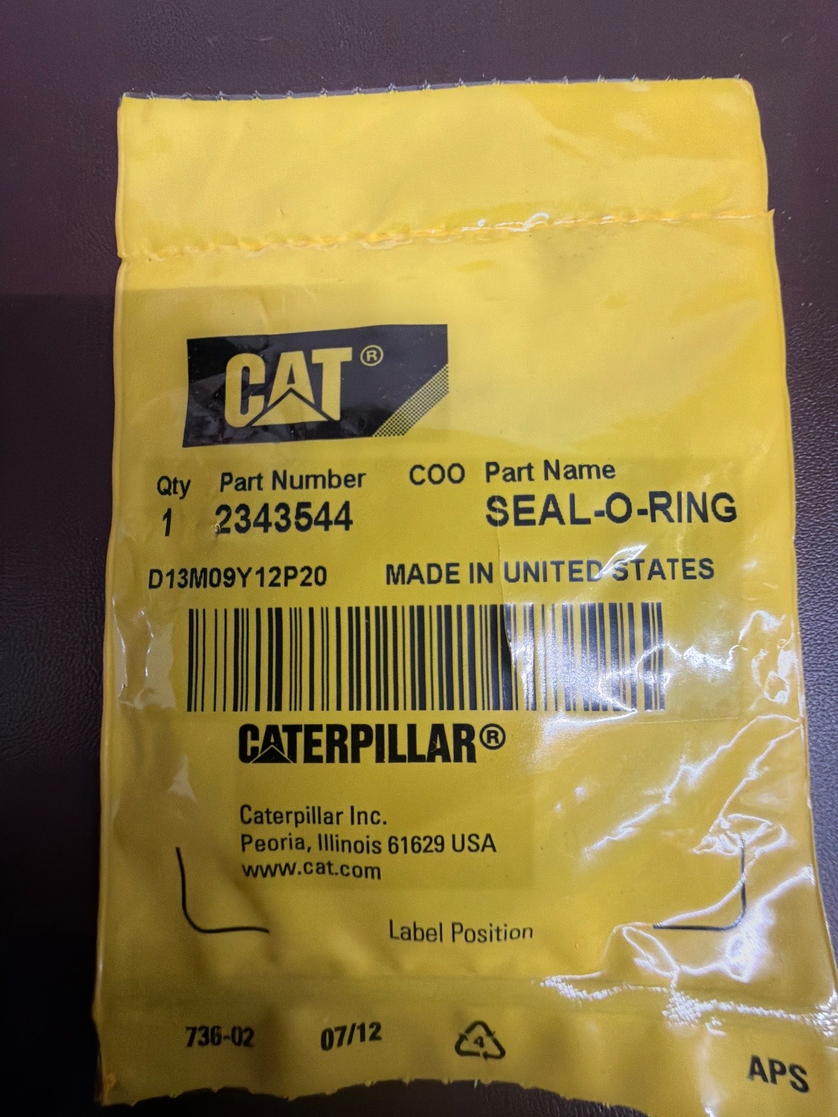 2343544 SEAL-O-RING